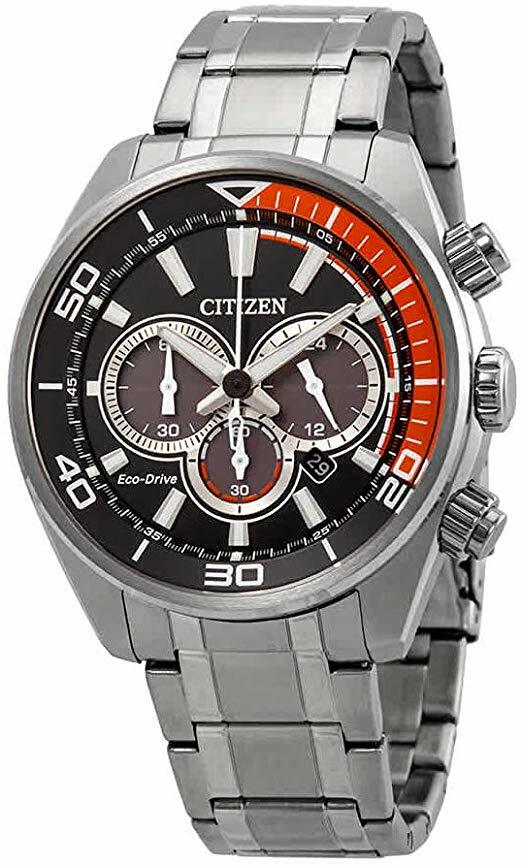Citizen Chandler Eco-Drive Chronograph Black Dial Men's Watch
