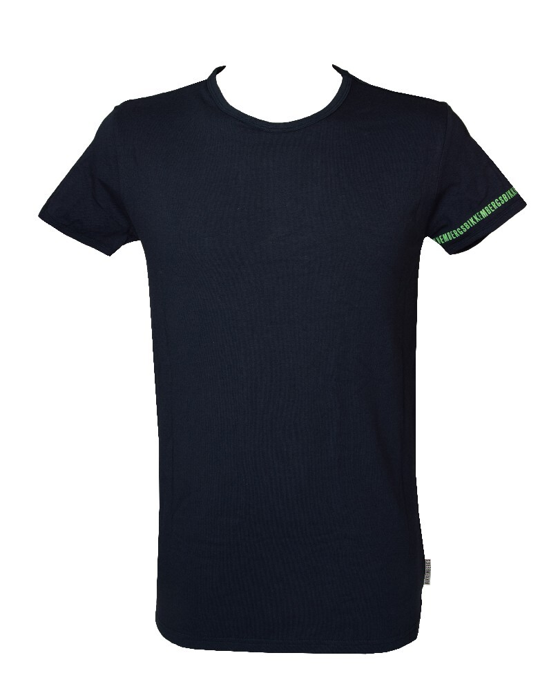 Футболка uomo BIKKEMBERGS maglietta manica corta girocollo из хлопка с эластичной резинкой 9690₽