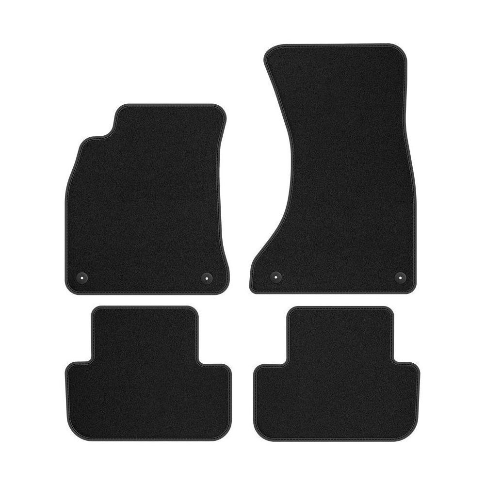 Tapis de sol Audi A5 8T velours noir pour vos trajets quotidiens