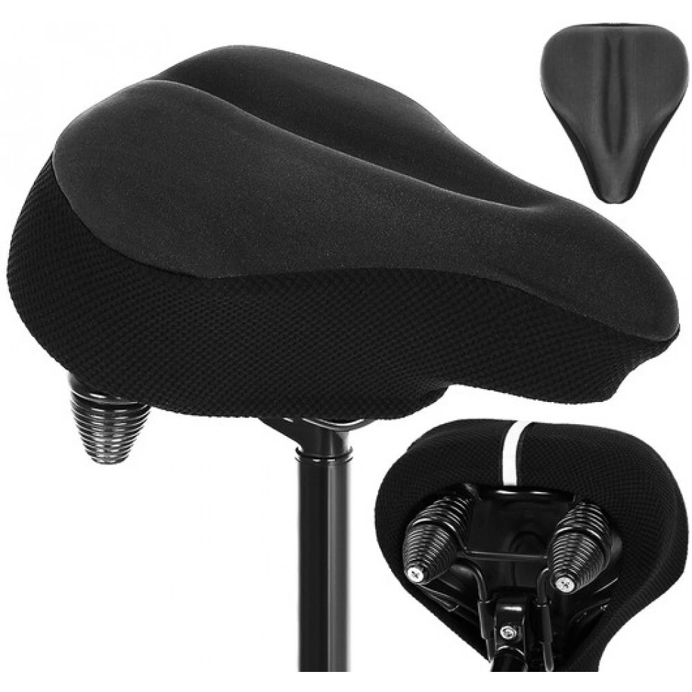 Coprisella In Gel VELO Per Bicicletta &ndash; Nero, Originale, Comodo Per Beach Cruiser E City Bike