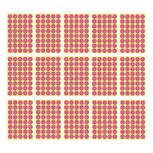 16 Colours Sticker Dots 8/13/25/50mm Adhesive Round Labels for Scrapbooking AU - Picture 116 of 203