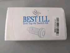 New Garbage Disposal Air Switch Kit with Power Cord Kit Sink Top Waste Disposer