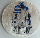 R2-D2 Star Wars -  American Silver Eagle Collectible 1oz .999 Silver Dollar Coin