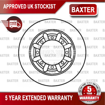 Fits Nissan Cabstar 2006-2013 2.5 D dCi 3.0 Baxter Rear 1x Brake Disc #2
