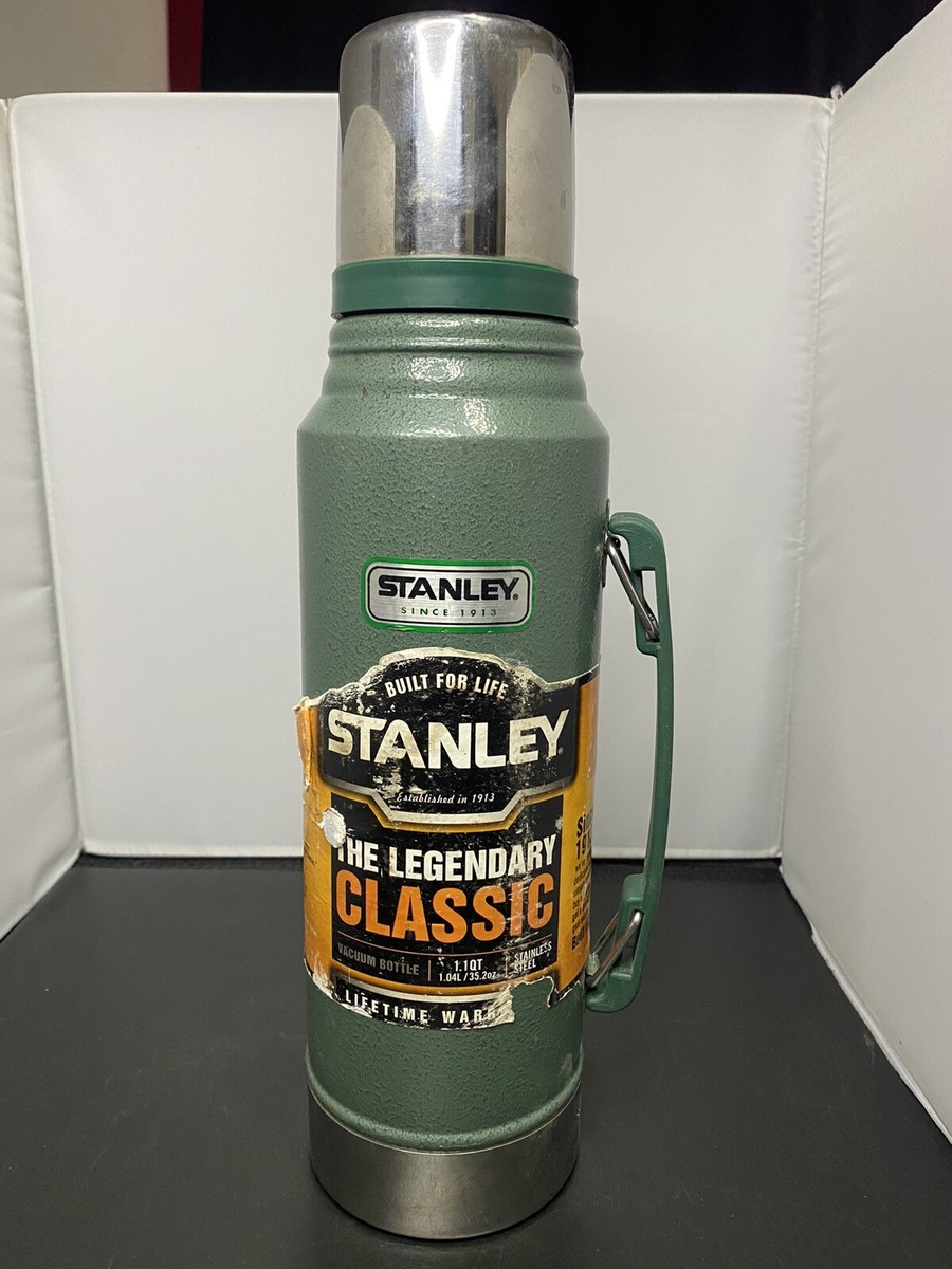 Stanley Classic Stainless Steel Thermos Vacuum Bottle 1.1 Quart