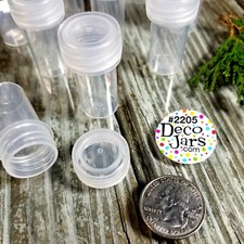 36 Tiny Tubes Vial Pills Container Mining Powder Herbs Geocache K2205  DecoJars