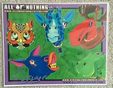 Tattoo Studio Shop Flash Single by Alli MacGregor Donkey, Moose 11" X 14" Print