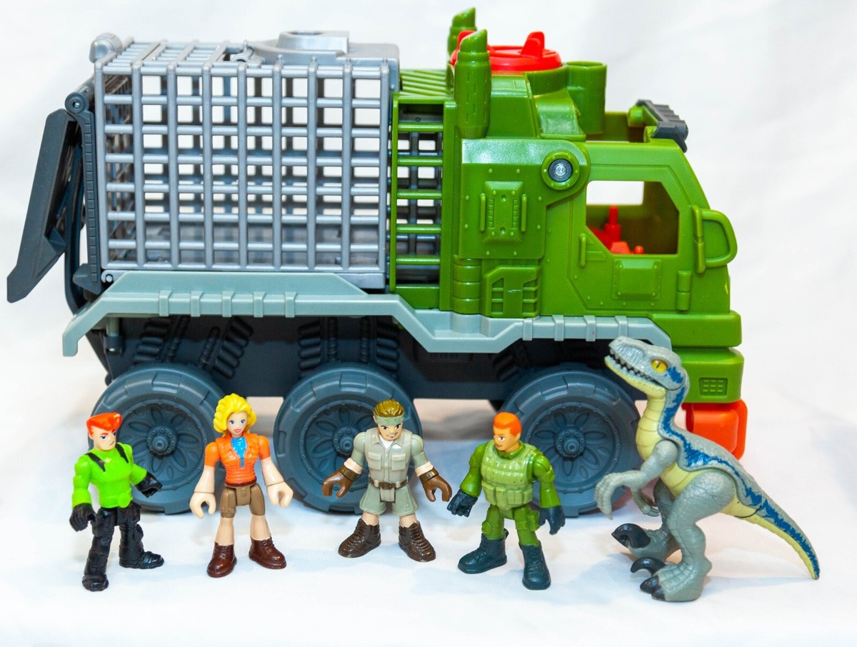 World Dominion Imaginext Jurassic World Hauler Gift Set T Rex