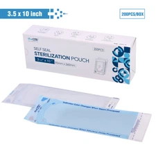 OneMed Dental Medical Self-Sealing Sterilization Pouches 3-1/2"x10" up to 4000