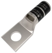 Burndy YA26L6BOX, Compression Cable Lug, 2/0 Cu 1-Hole Short 1/2, 5 PC