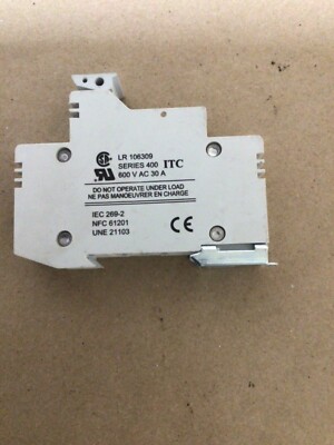 ITC VLC10  LR106309 FUSE HOLDER 600V 30A #205PT39FML