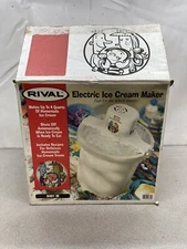 Rival Ice Cream & Yogurt Freezer Maker 8401M  USA 4 Quart Electric