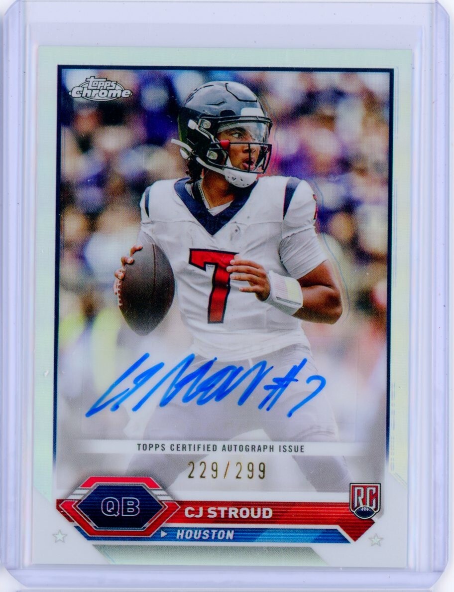 2023 Topps Composite CJ STROUD Chrome Refractor AUTO Autograph RC