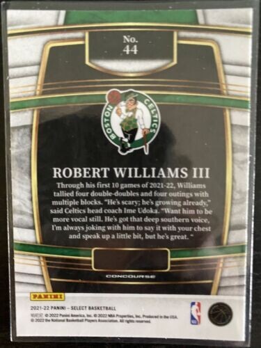 2021-22 Panini Select Robert Williams III Concourse Retail Blue