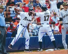 Autographed 8x10 MALLEX SMITH Atlanta Braves Photo - COA