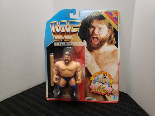 WWF Hacksaw Jim Duggan Blue Card Series American H...