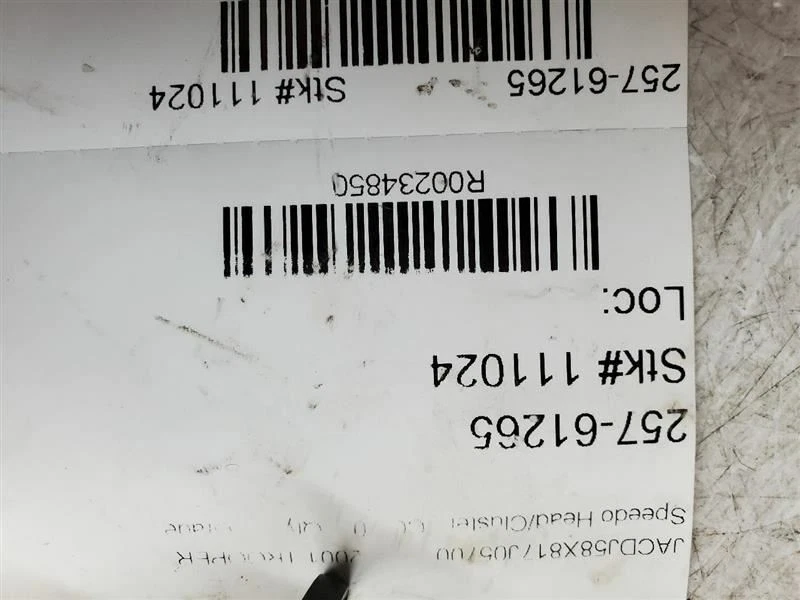 2000-2001, Isuzu Trooper, racimo de velocímetro, número de pieza - 8972194770 Foto 3 de 3