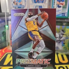 2022-23 Panini Prizm Basketball #9 LeBron James Prizmatic Los Angeles Lakers
