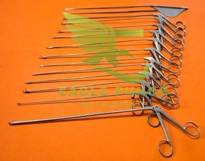 Pilling Surgical Laryngeal Instrument Set 14 Pcs with Sterilization