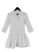 Uniqlo Shirt Midi Dress M in White