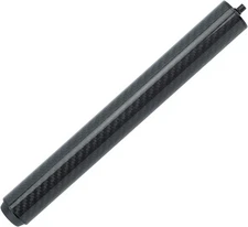 Zunate Pool Cue Extension with Bumper, Carbon Fiber 10 Inch 