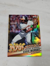 2020 Topps Series 2 Eddie Murray Decades Best Award Winners Gold 23/50. Orioles