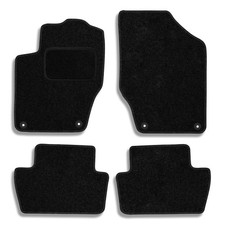 4-teiliges Velours Fußmatten Set für Peugeot 307 2001 - 2011