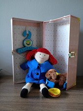 Vintage 1999 Madeline Doll In Case France And Clothes w/Genevieve Dog Plush