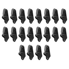 20Pc Outdoor Camping Tent Awning Tarp Clamp Gripper Fixed Emergency Hanger Clips