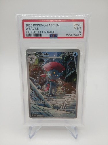 Weavile graded PSA 9 for sale on eBay
