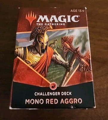 NEW! Magic The Gathering 2021 Challenger Deck   Mono Red Aggro. MTG Card Game 