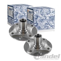 2X Vaico Radnabe Vorne Beidseitig Passend FüR Opel Combo Corsa Meriva Tigra