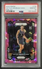 VICTOR WEMBANYAMA PSA 10 2023-24 PANINI PRIZM #136 ROOKIE PINK ICE RC SPURS 455