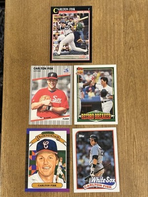 Carlton Fisk 1988 Topps Retro Lot Chicago White Sox (5)