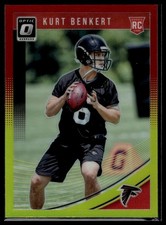 2018 Donruss Optic #149 Kurt Benkert Red and Yellow
