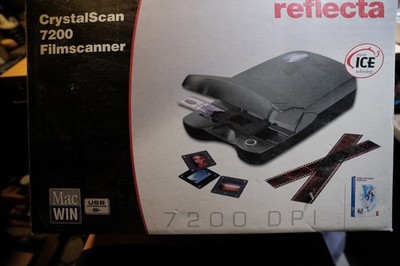 Reflecta CrystalScan 7200 Digital Ice Dia und Filmscanner Positiv Negativ