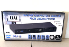 ELAC ProteK PR-81B -9 Outlet/2 USB 3240 Joules Surge Protector/Power Conditioner