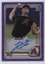2020 Bowman Chrome Prospect Purple Refractor 98/250 Levi Kelly #CPA-LK Auto 1gk6