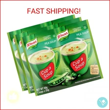 Knorr Pea Soup Mix 1.52oz (3x2 Packs for 6 Pouches Total)| Delicious, Warm, and