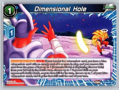 Dimensional Hole BT22-037 UC Dragon Ball Super Critical Blow Z-Extra Bandai
