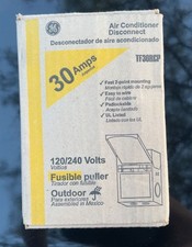 GE 30-Amp 120/240-Volt Fused AC Disconnect model TF30RCP