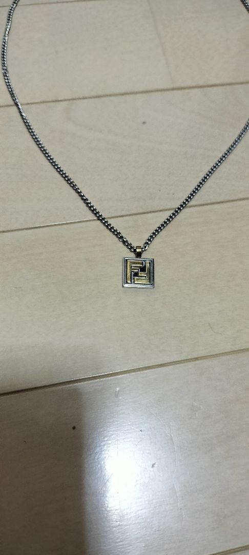 FENDI Necklaces Pendants Steel Bronze Brass Palladium Square Chain Gold image 3