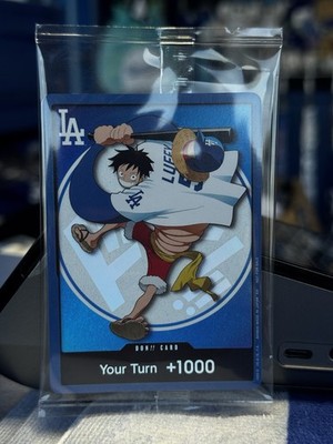 Bandai One Piece CCG Don!! Card Monkey D. Luffy dodgers Promo Foil English