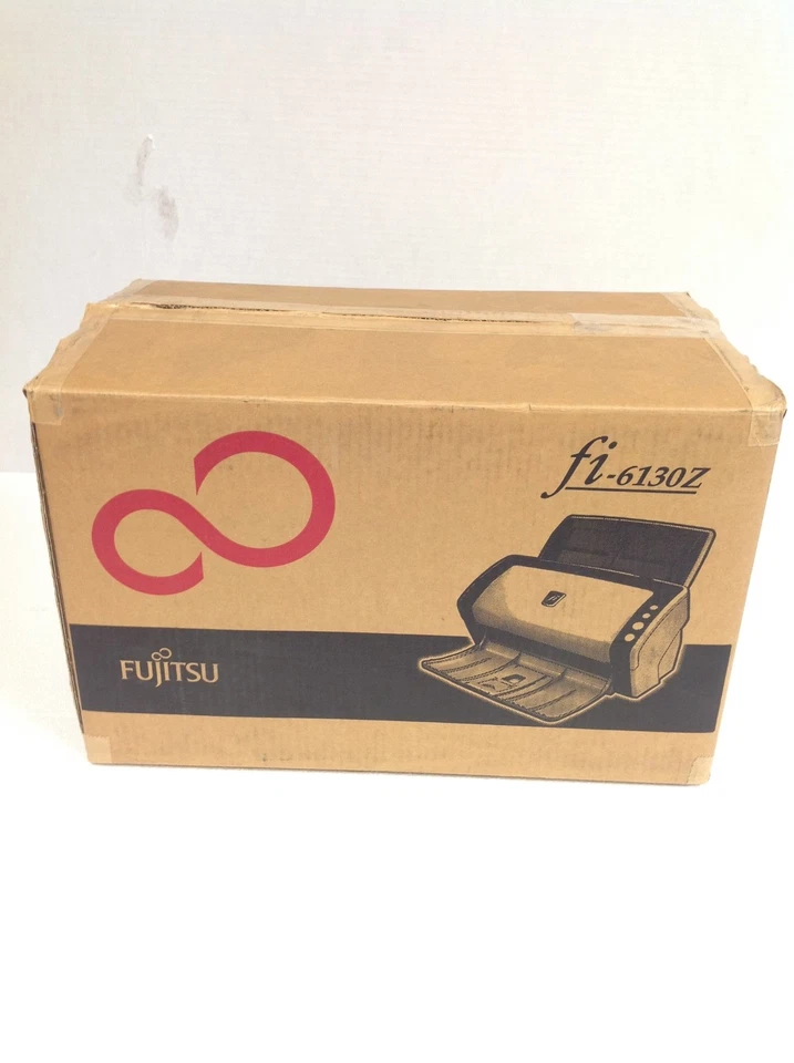 NEW Fujitsu Fi-6130Z Duplex Pass-Through Document Color Scanner w/ Ac Adapter - Image 2 of 4