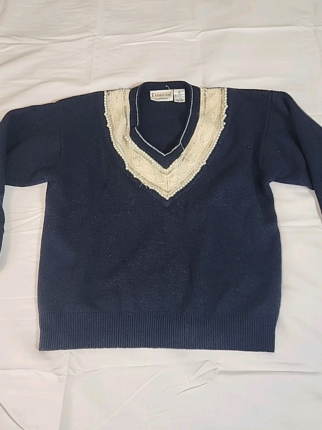 Vintage Essential Elements Small Black Embellishe… - image 2