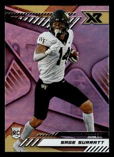 2021 Panini Chronicles Draft Picks #178 Sage Surratt RC Rookie Purple Card TCCCX