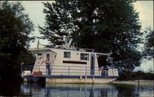 East Rochester NY Finger Lakes casa flotante vacaciones alquiler barco años 50-60 PC