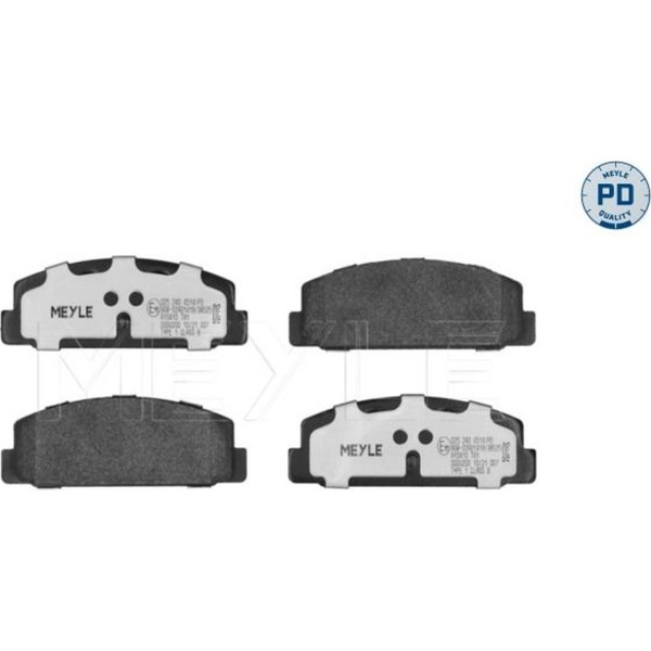 Meyle 025 240 4514 PD Bremsbelagsatz FüR Mazda 6 626 323 F 323 S Premacy GH GG-image