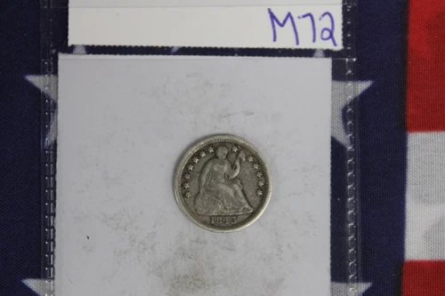 1843 Liberty Seated Half Dime - Fine Condition (M72)