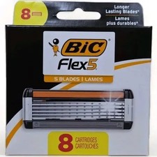 BIC Flex 5 Mens 5-Blade Razor Cartridge Refil...